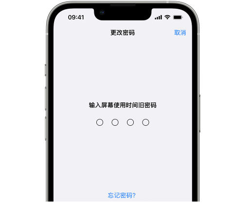 新沂iPhone屏幕维修分享iPhone屏幕使用时间密码忘记了怎么办 