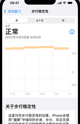 新沂iPhone手机维修如何在iPhone开启'步行稳定性通知'