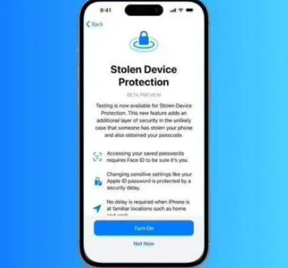 新沂苹果授权维修店分享被盗设备保护功能开启方法 