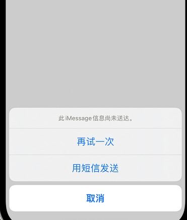 新沂apple维修iPhone上无法正常发送iMessage信息