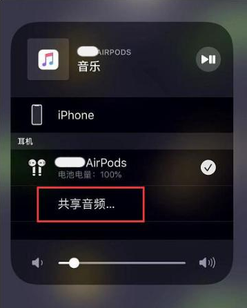 新沂苹果14音频维修点分享iPhone14音频共享设置方法 