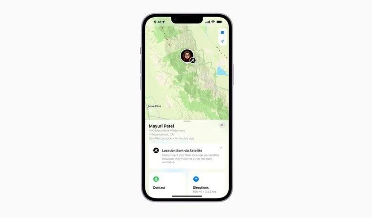 新沂苹果14维修分享iPhone14系列中 FindMy功能通过卫星分享位置方法教程 