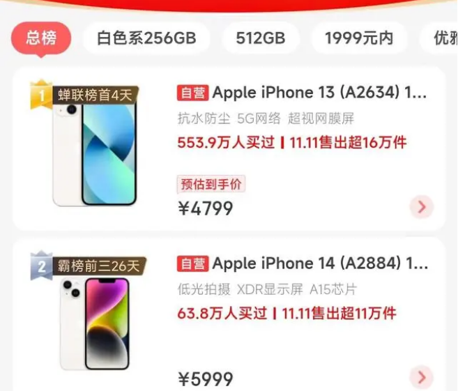 新沂苹果14维修分享iPhone14配置不如同价位的安卓还能大卖 