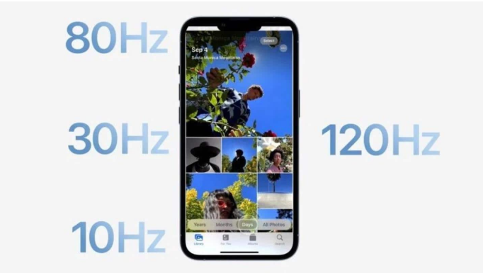 新沂苹果14维修分享iPhone 14有高刷吗 
